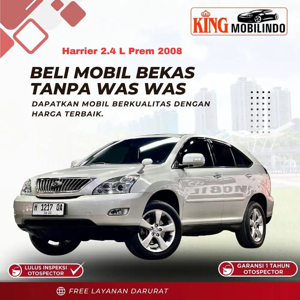 ( km 50rb ) Harrier 2.4 L prem 2008, Super Antik !!