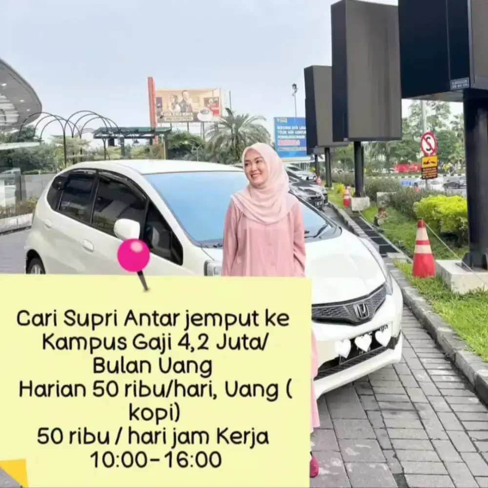 DIBUTUHKAN SEGERA SUPIR PRIBADI