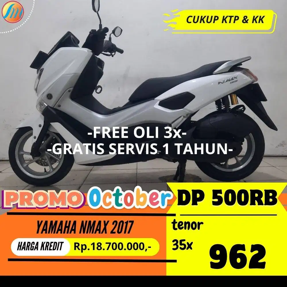 DP CUMA 500RIBU YAMAHA NMAX 2017 ANGSURAN SANGAT RENDAH PAJAK PANJANG