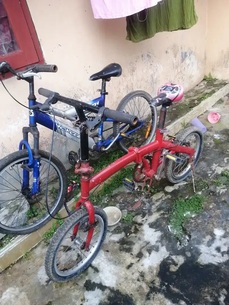 Sepeda lipat ring 16 dan sepeda MTB ring 20