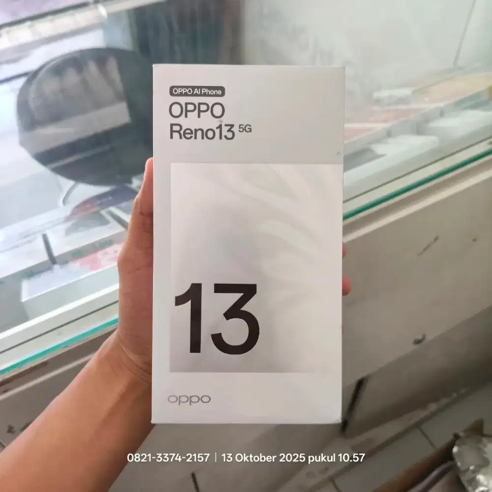 OPPO Reno 13 5G 12/256 Baru Segel Garansi Resmi