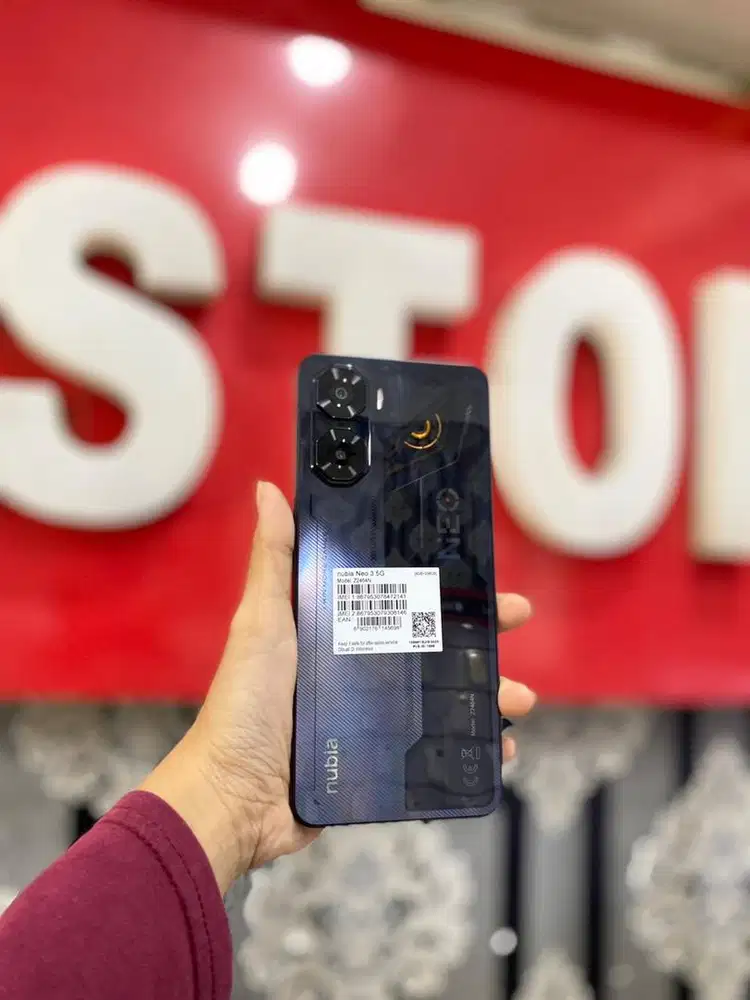 Nubia geo 3 5g 8/256gb fullset, garansi resmi/indonesia 10 bulan