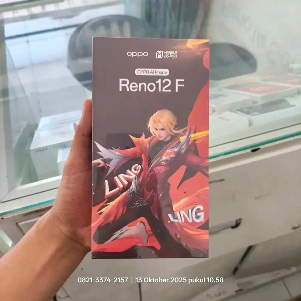 OPPO Reno 12 F 8/256 Baru Segel Garansi Resmi