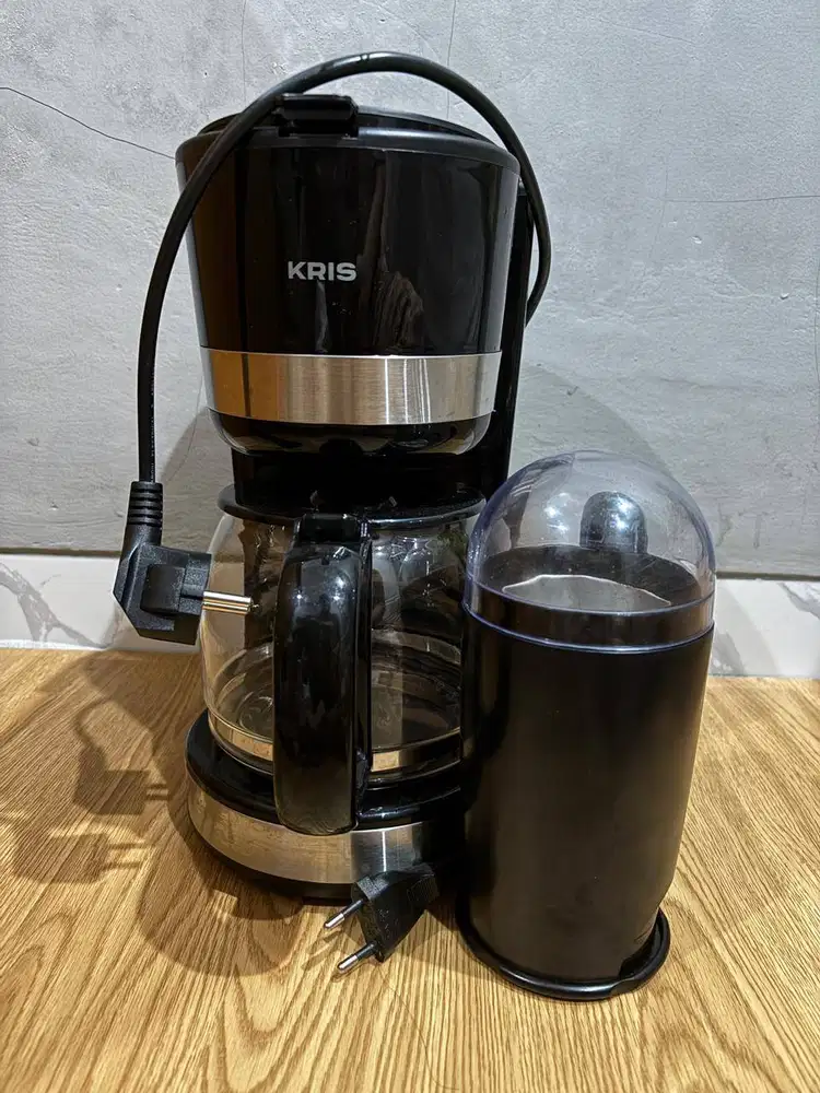 Set Drip Coffee Maker & Grinder Kris – Desain Elegan, Rasa Premium!
