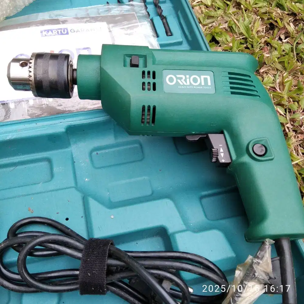 Bor Listrik Orion Baru Pakai Sekali Lengkap Seperti Baru Mulus 100%