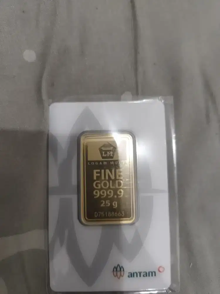 Antam 25gram sertifikat
