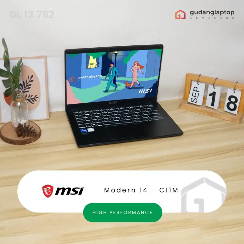 MSI Modern 14 - C11M INTEL Core i5 - 1155G7 8/512