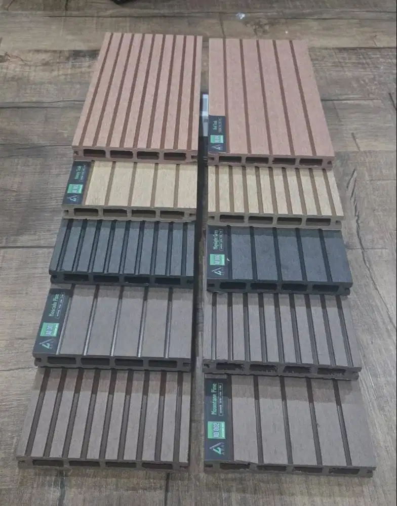 Decking WPC Outdoor Lantai Kayu Arni AD Series Panjang 290cm