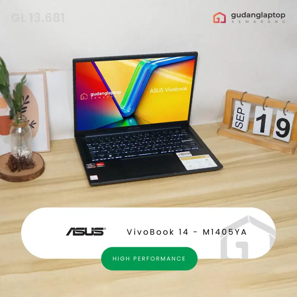 ASUS VivoBook 14 - M1405YA AMD Ryzen 7 - 7730 16/512 Garansi Resmi