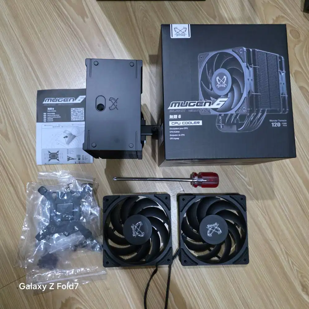 HSF Scythe MUGEN 6 Black Edition | Dual-Fan CPU Air Cooler for Intel /
