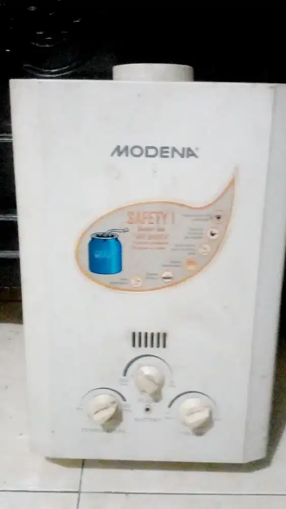 Pemanas air gas cabutan karena ganti listrik