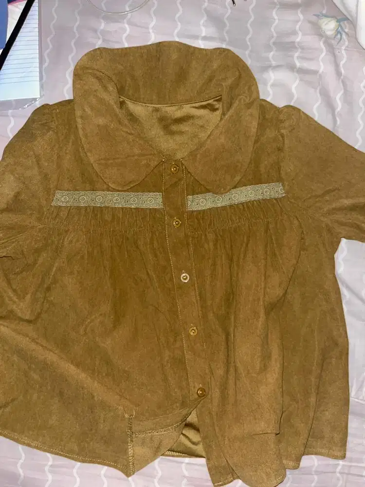 Baju carduroy coklat