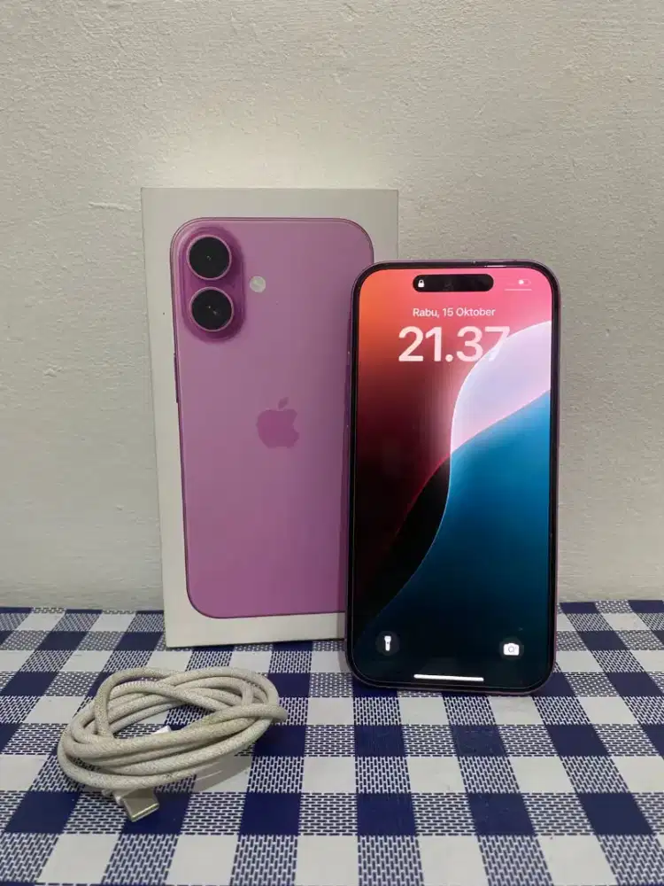 Apple iPhone 16 pink 128GB IBOX Garansi On