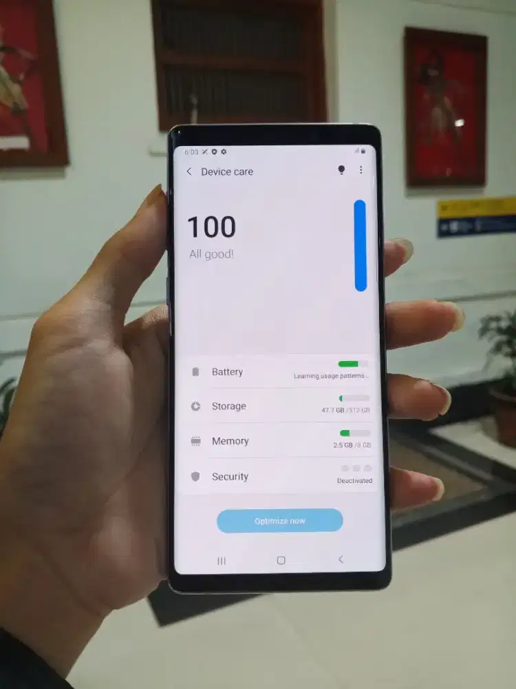 Samsung Note 9 8/512GB Inter Bea cukai bebas reset