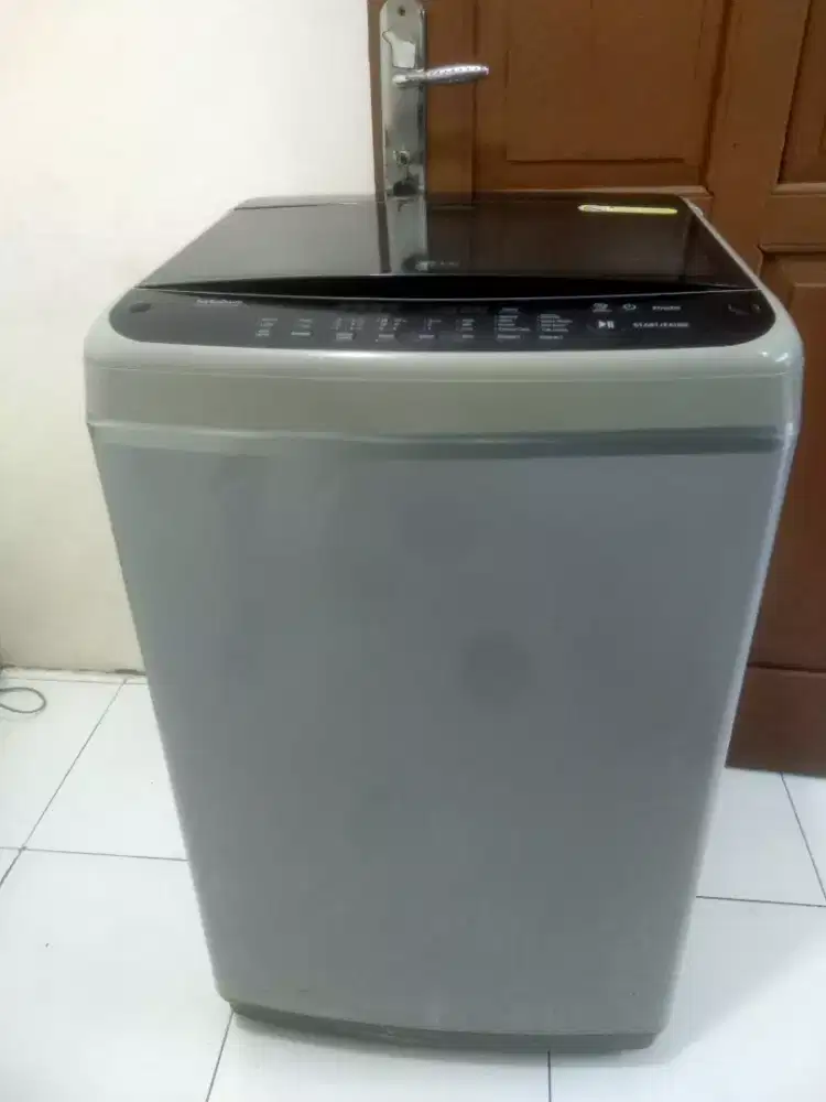 Jual mesin cuci merek LG smart inverter kapasitas 9 kg normal semua