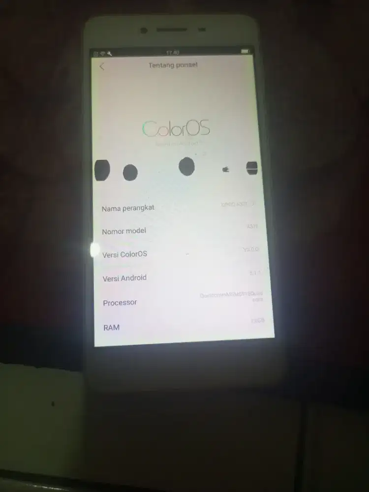Di jual hp Oppo A37f RAM 2