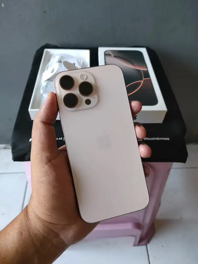Iphone 16 promax 256gb iBox on 2026 fullset mulus