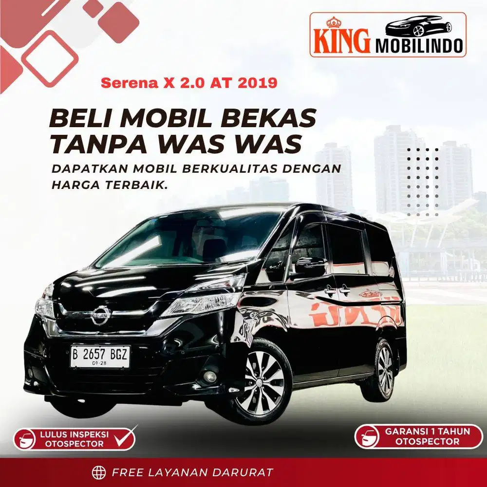 ( Garansi 1 Tahun ) Nissan Serena X 2.0 AT 2019