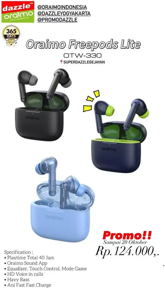TWS Oraimo OTW-330