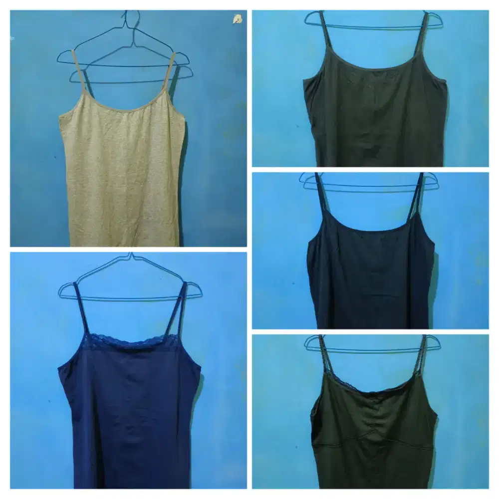 Atasan / Baju / Tank Top Preloved Paketan 5 Pcs + Bonus 3 Pcs