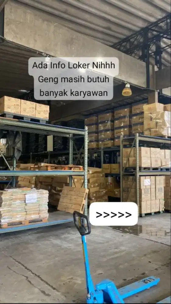 SAAT INI KAMI SEDANG MEMBUTUHKAN BANYAK KARYAWAN DAN KARYAWATI