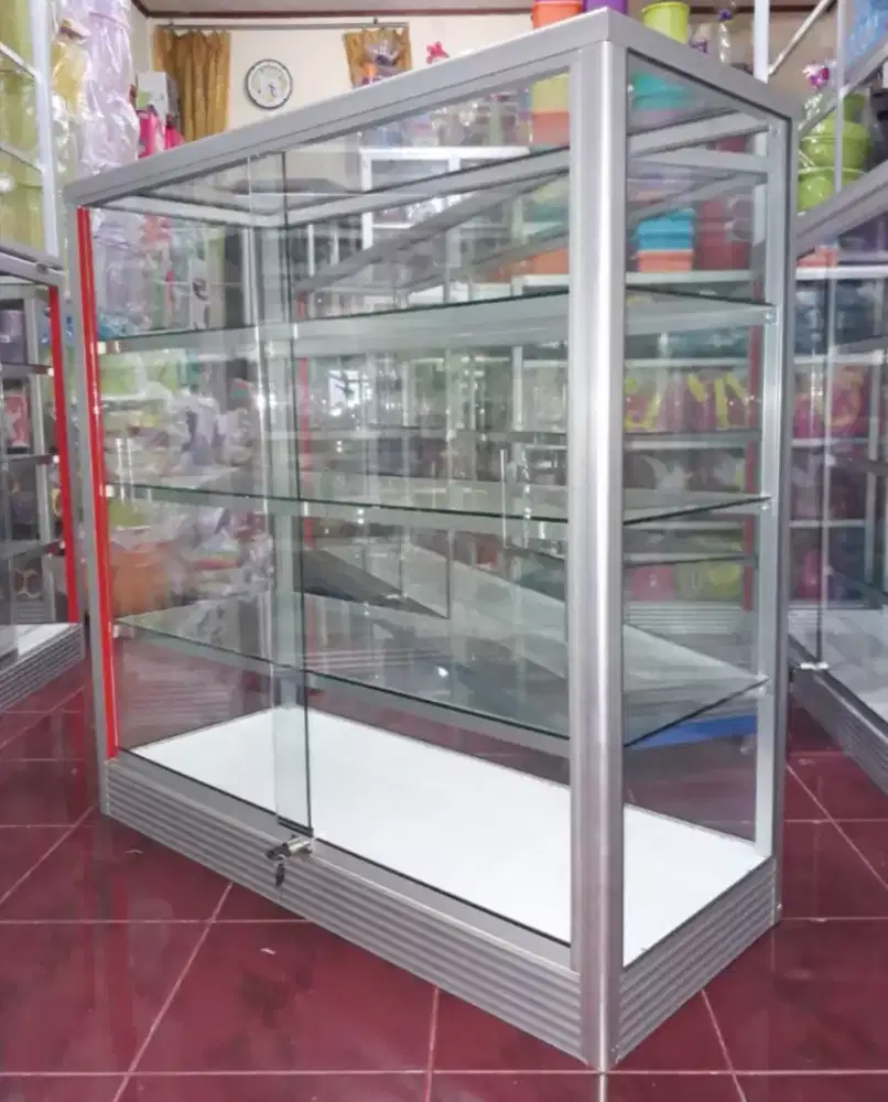 Etalase Panjang 1Mx1M Buat Warung dll.