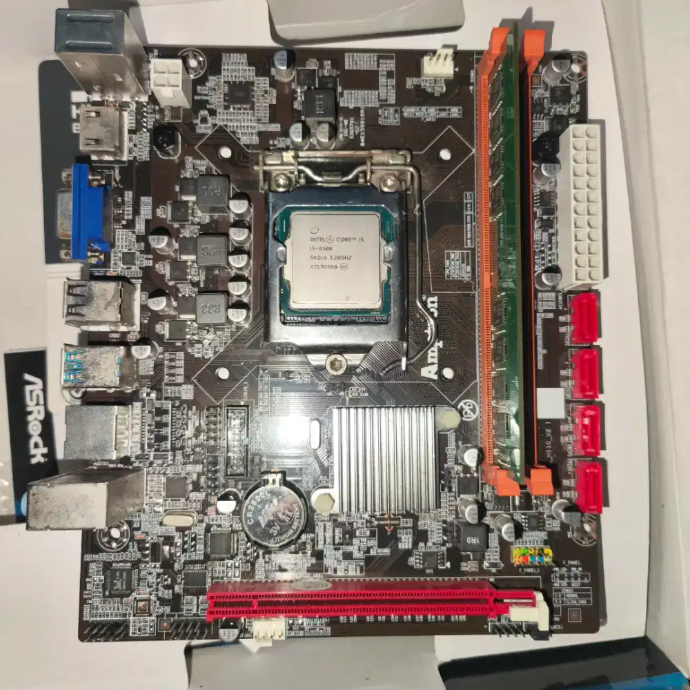 Paketan Intel i5 6500 & mobo h110m 8gb