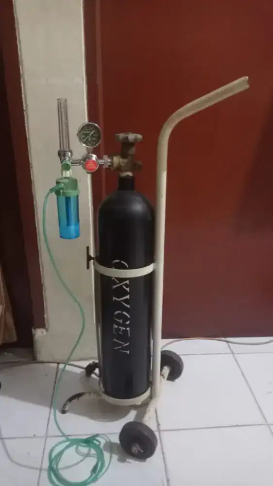 TABUNG OKSIGEN & REGULATOR OKSIGEN SUDAH ADA ISINYA