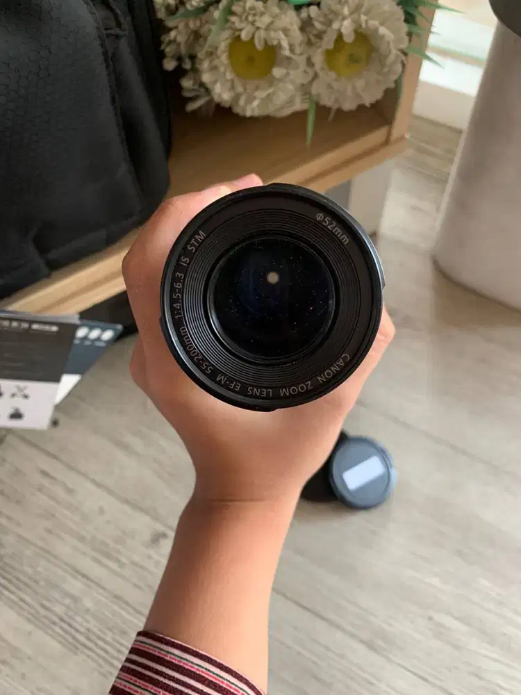 LENSA CANON EF-M 55-200MM F4.5-5.6 IS STM SILVER KODE ICL 1562