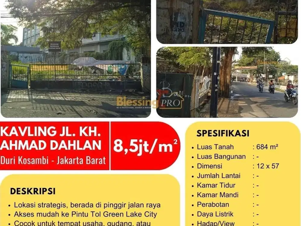 DIJUAL KAVLING MURAH DIBAWAH NJOP!!!
