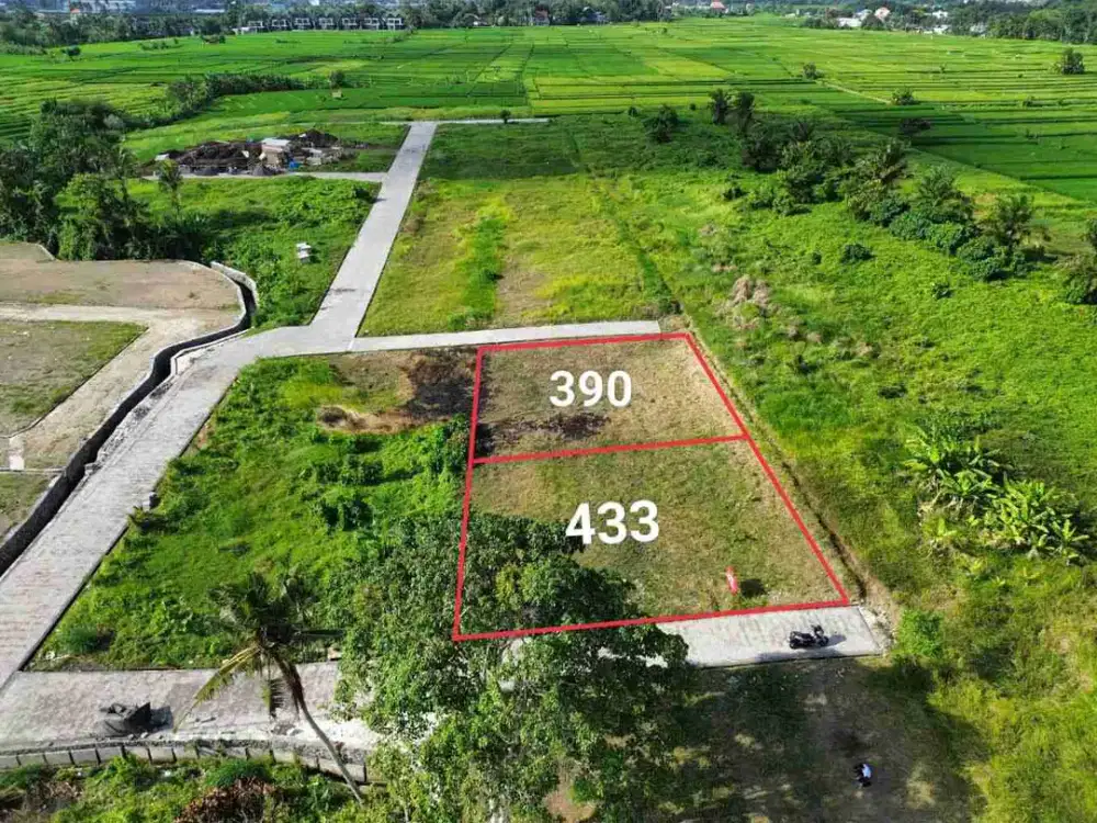 Tanah Utk Villa di Belalang Pantai Kedungu Utara - ONE GATE SYSTEM