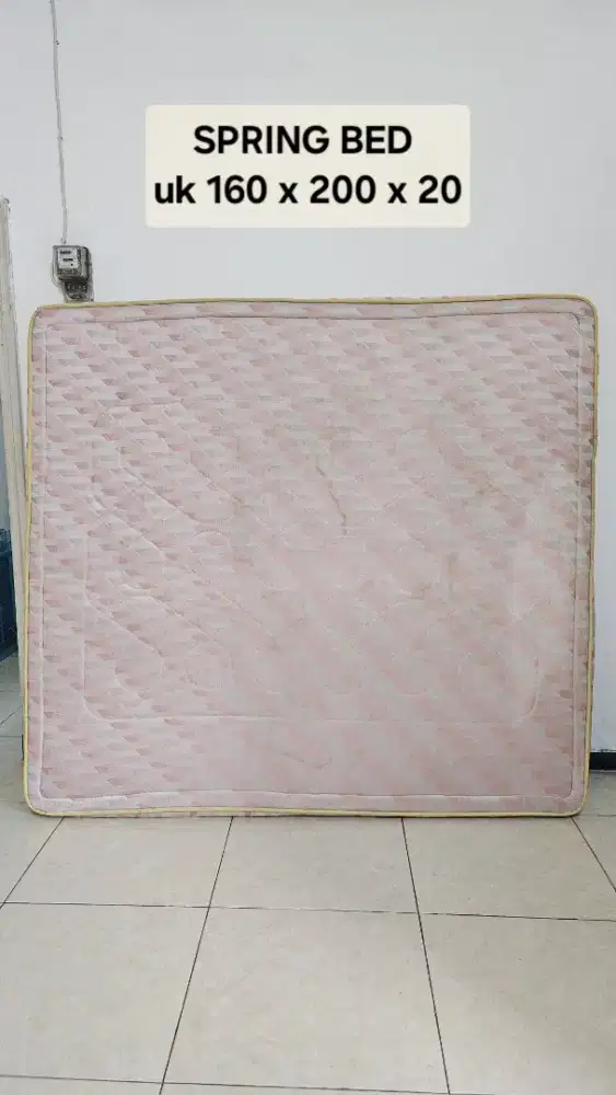 Kasur spring bed bekas