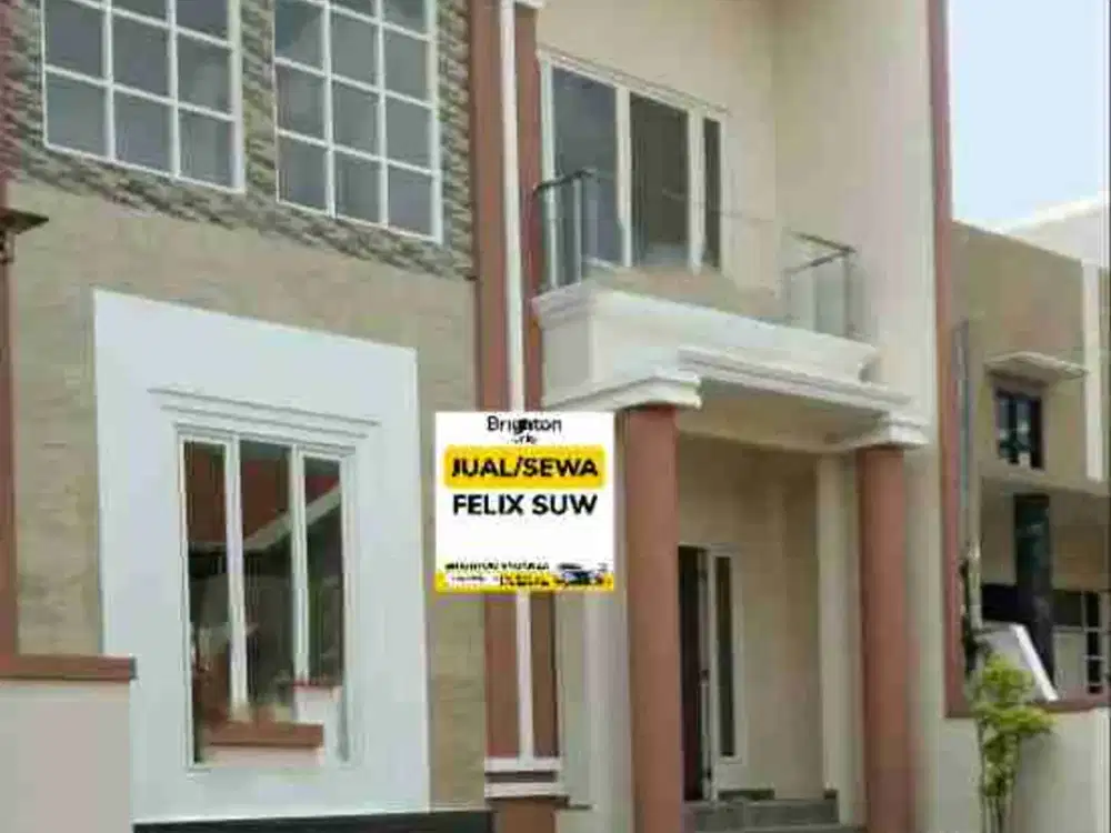 Dijual/Disewakan Rumah 2 lt @  International Village I Citraland