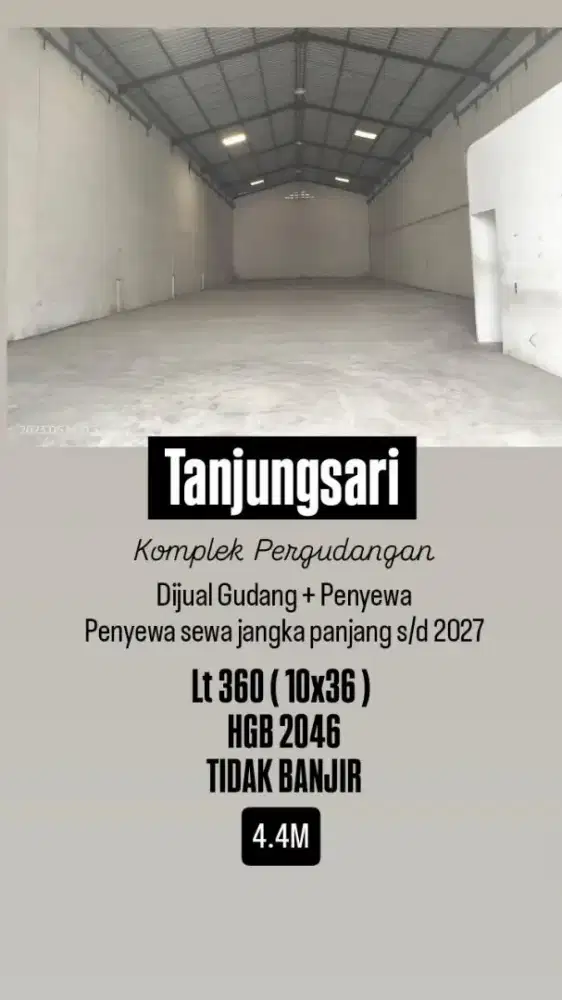 Tanjungsari Margomulyo. Tidak banjir. Akses kontainer