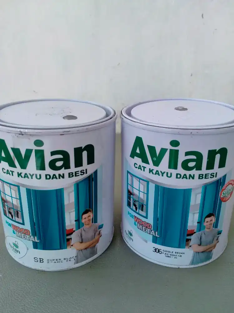 Cat kayu dan besi Avian