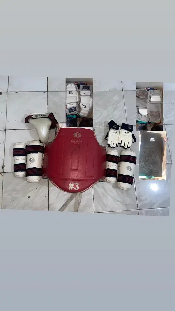 peralatan taekwondo full set