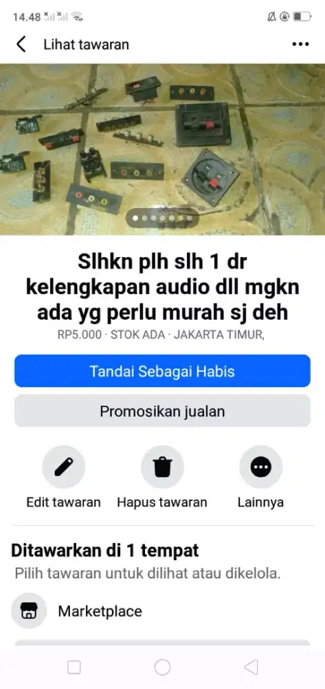 Slhkn lh slh 1 dr kelengkapan audio mgkn ada yg perlu se lg ada cpt