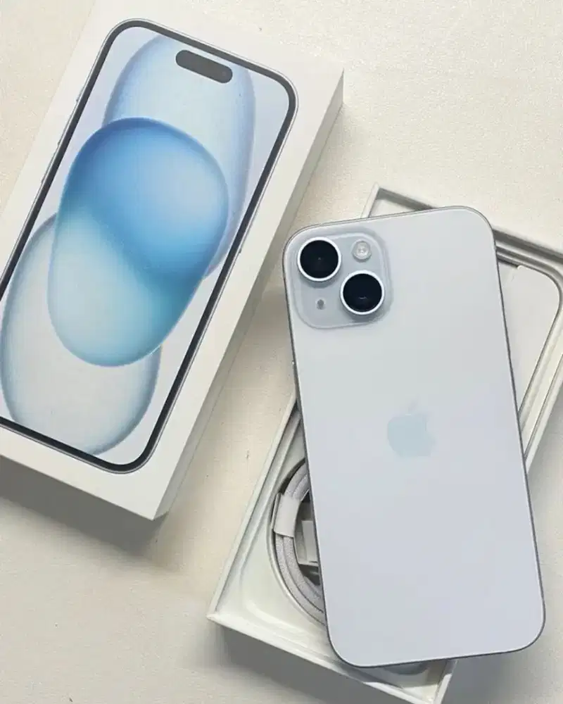 Iphone 15 128gb blue. Garansi resmi bisa tt