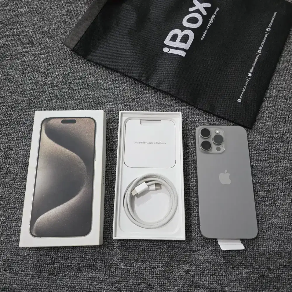 iPhone 15 Pro 256GB iBox Garansi on
