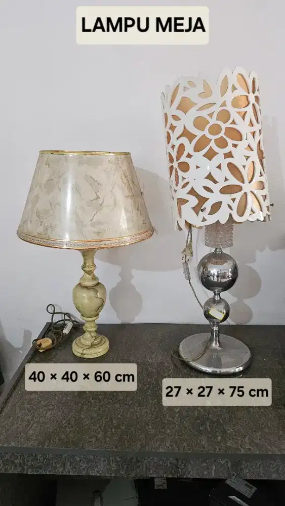 Lampu Meja Estetik