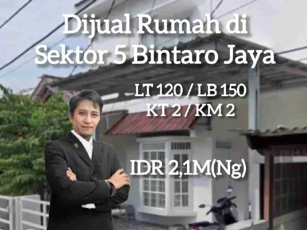 Dijual Cepat Rumah di Sektor 5 Bintaro Jaya