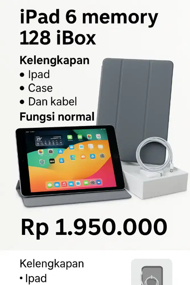 Ipad 6 memory 128
