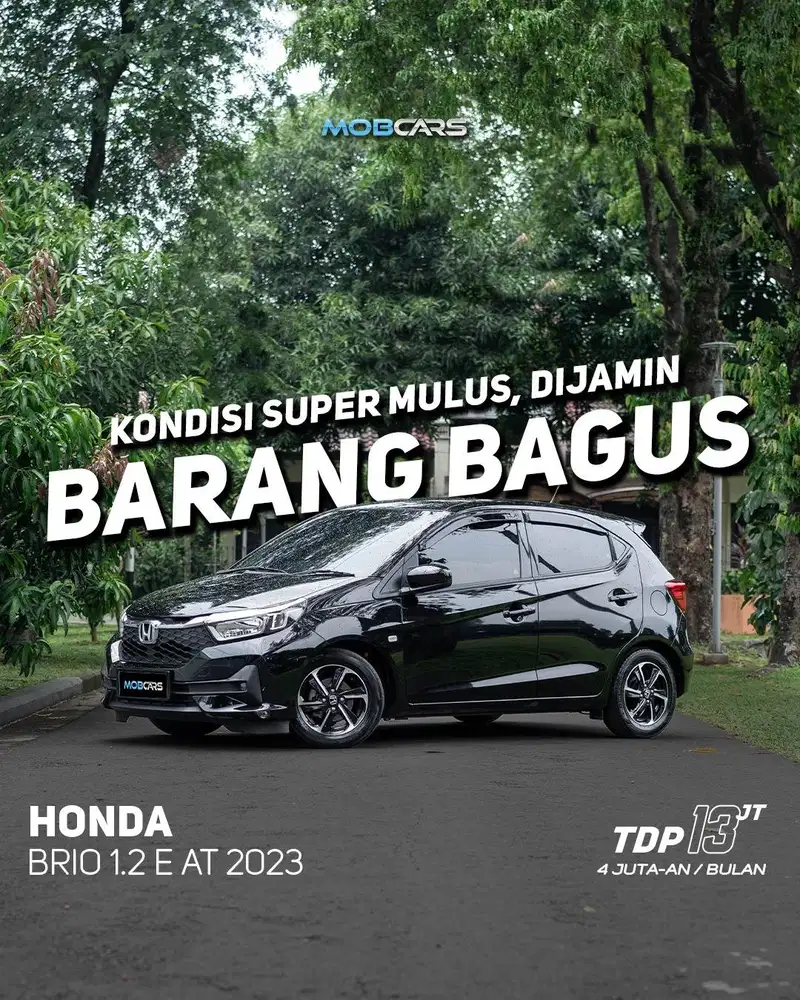 FREE GARANSI MESIN BRIO 1.2 E CVT MATIC 2023