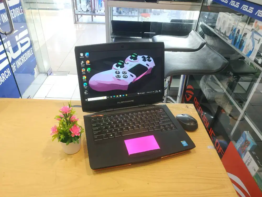 JUAL LAPTOP DELL ALIENWARE 14 CORE i7 RAM 16GB SSD 256GB NVIDIA