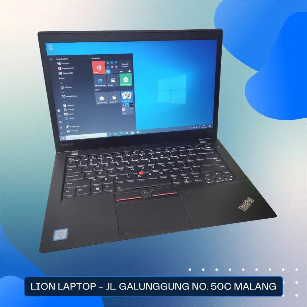 RAM 8GB SSD 256GB Core i7 SLIM Lenovo Thinkpad T470s [16|10]