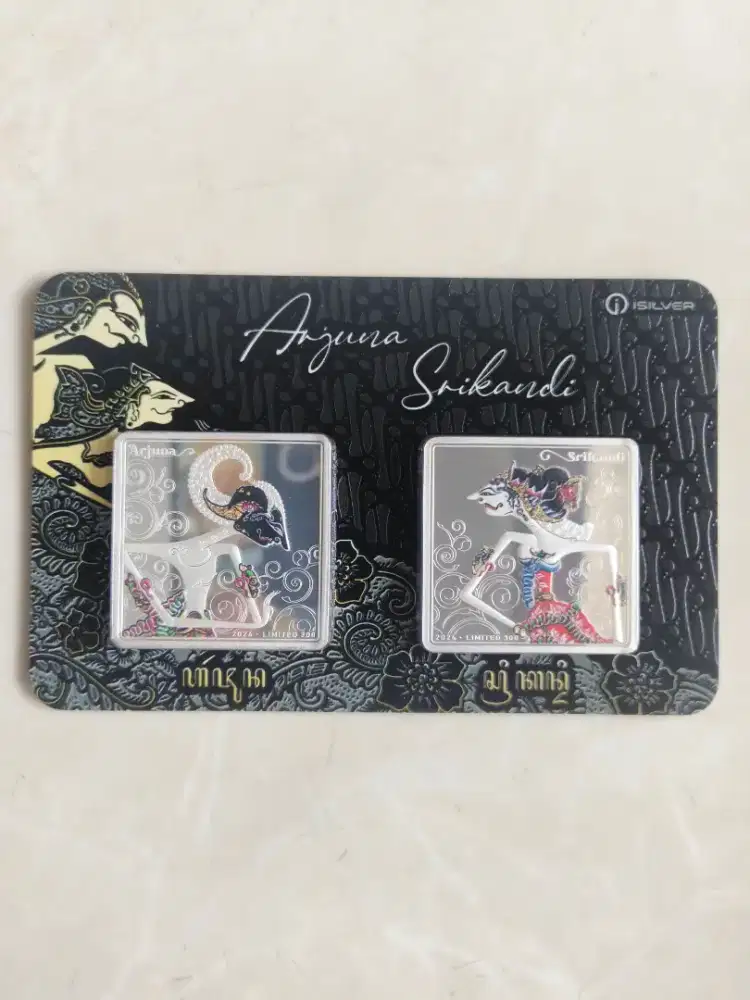 Perak batangan arjuna srikandi isilver