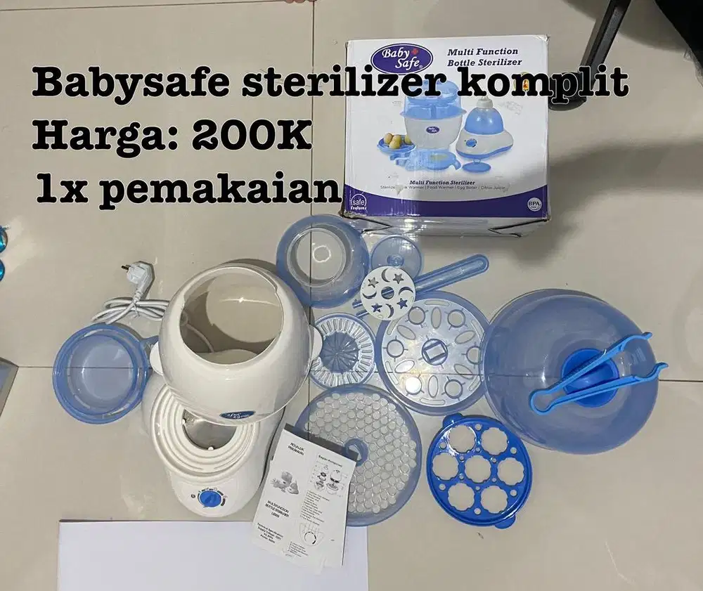 Babysafe sterilizer complete set