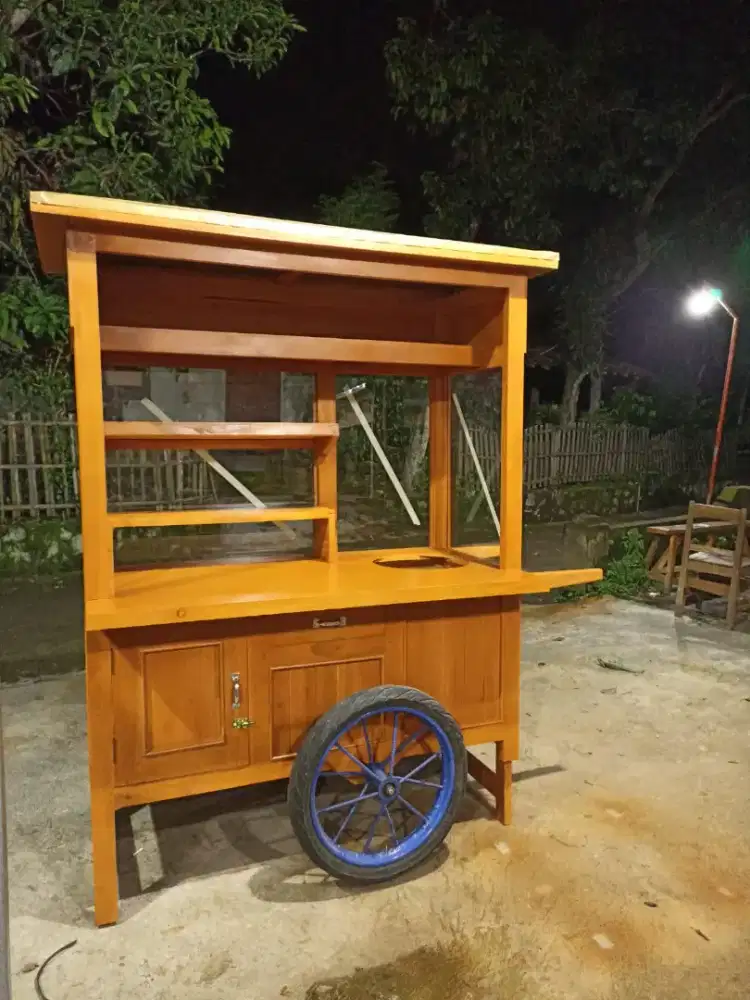 Gerobak Angkringan Bakso Mie Ayam PeceL Bubur Sate Martabak Ronde dlL