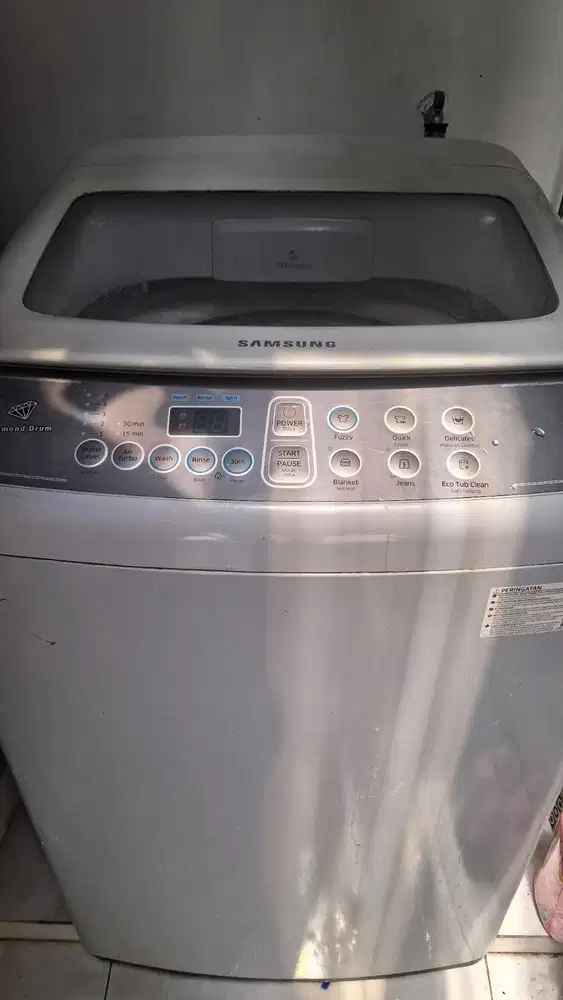 Jual mesin cuci samsung bukaan atas diamond drum