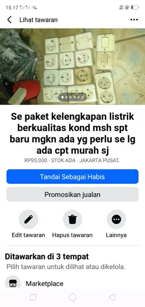 Se paket kelengkapan listrik/electronic dll kond msh spt baru hrg mrh